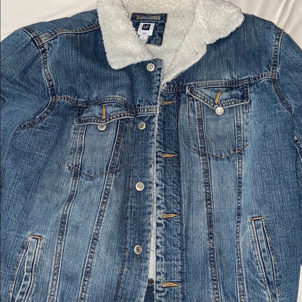 vinatage over sized denim jacket